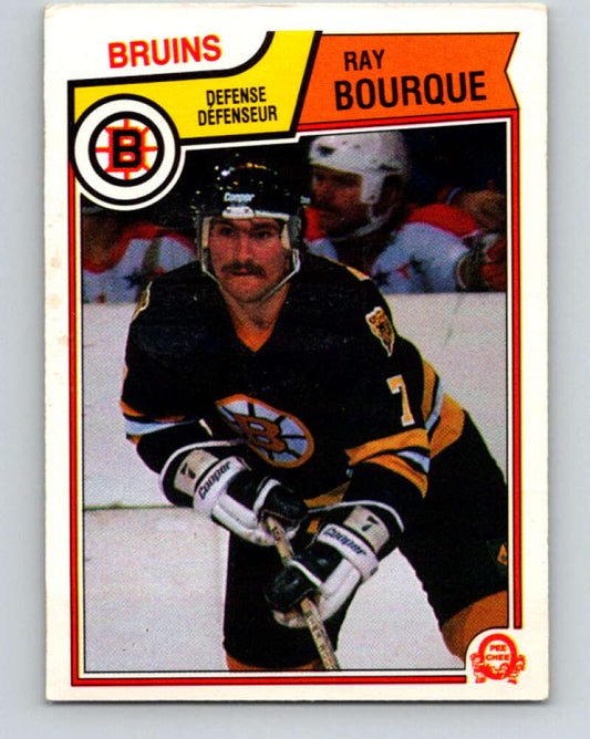 1983-84 O-Pee-Chee #45 Ray Bourque UER  Boston Bruins  V11703