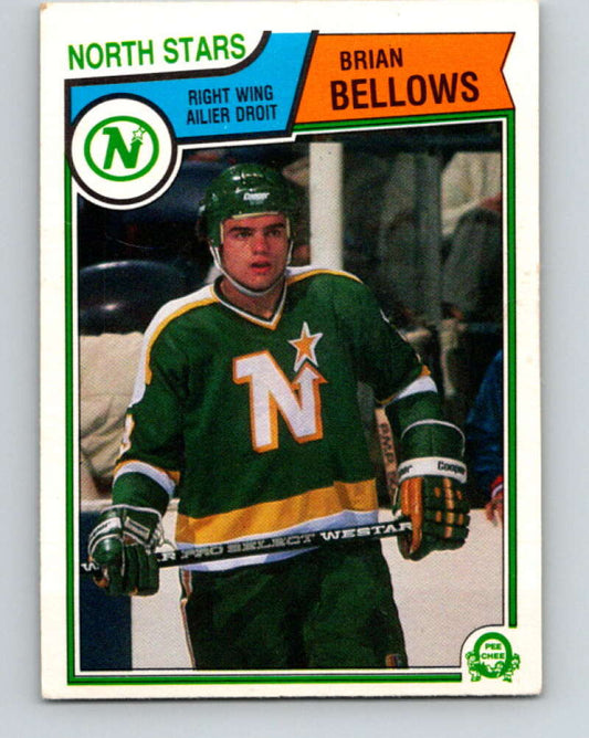 1983-84 O-Pee-Chee #167 Brian Bellows  RC Rookie Minnesota North Stars  V11719