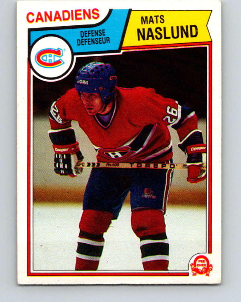 1983-84 O-Pee-Chee #193 Mats Naslund  RC Rookie Montreal Canadiens  V11724