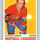 1970-71 Topps NHL #57 Jacques Lemaire  Montreal Canadiens  V11754