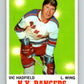 1970-71 Topps NHL #62 Vic Hadfield  New York Rangers  V11757