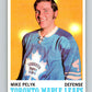 1970-71 Topps NHL #107 Mike Pelyk  RC Rookie Toronto Maple Leafs  V11777