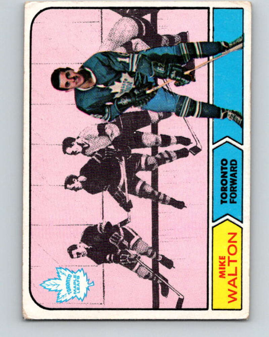 1968-69 Topps NHL #132 Mike Walton  Toronto Maple Leafs  V11826