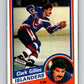 1984-85 O-Pee-Chee #126 Clark Gillies BLANK BACK Islanders� V11851