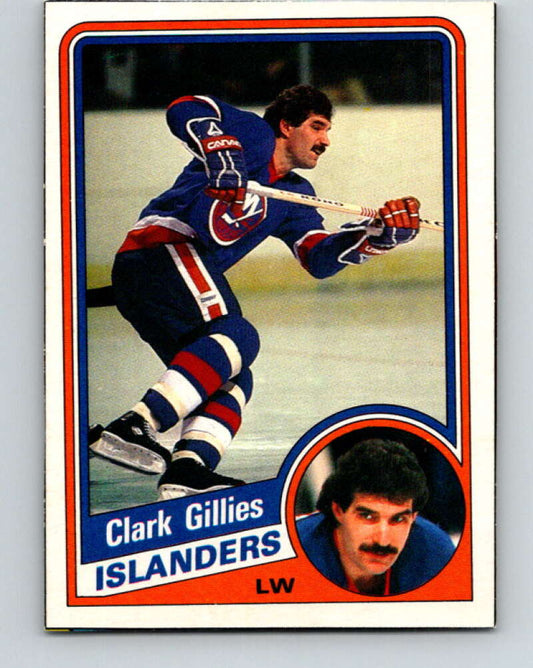 1984-85 O-Pee-Chee #126 Clark Gillies BLANK BACK Islanders� V11851