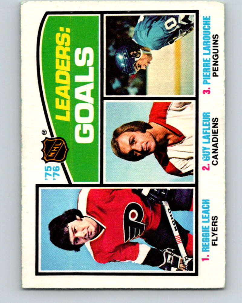 1976-77 O-Pee-Chee #1 Leach/LaFleur/Larouche LL  V11857