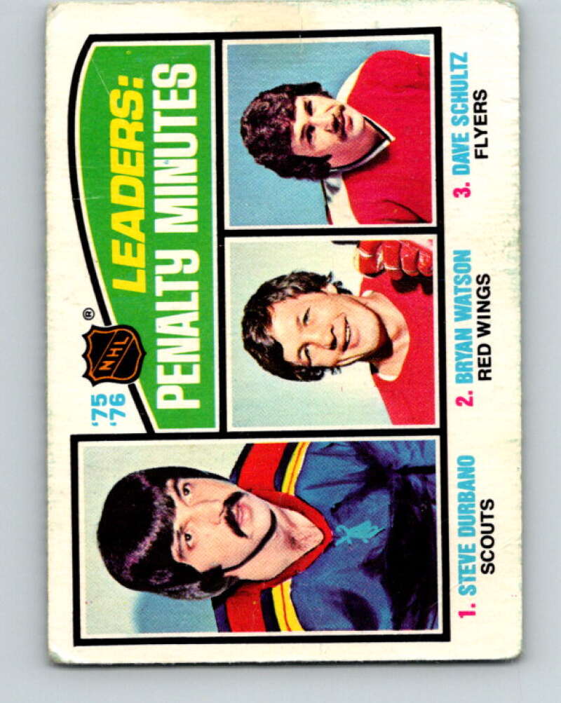 1976-77 O-Pee-Chee #4 Durbano/Watson/Schultz LL  V11865