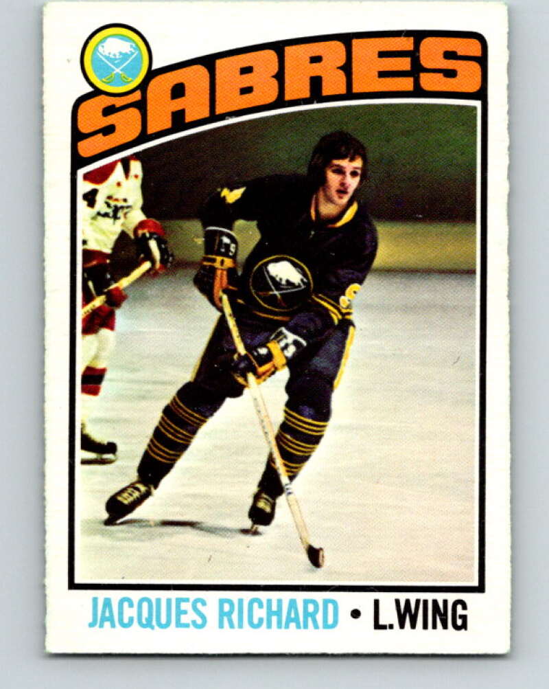 1976-77 O-Pee-Chee #8 Jacques Richard  Buffalo Sabres  V11884