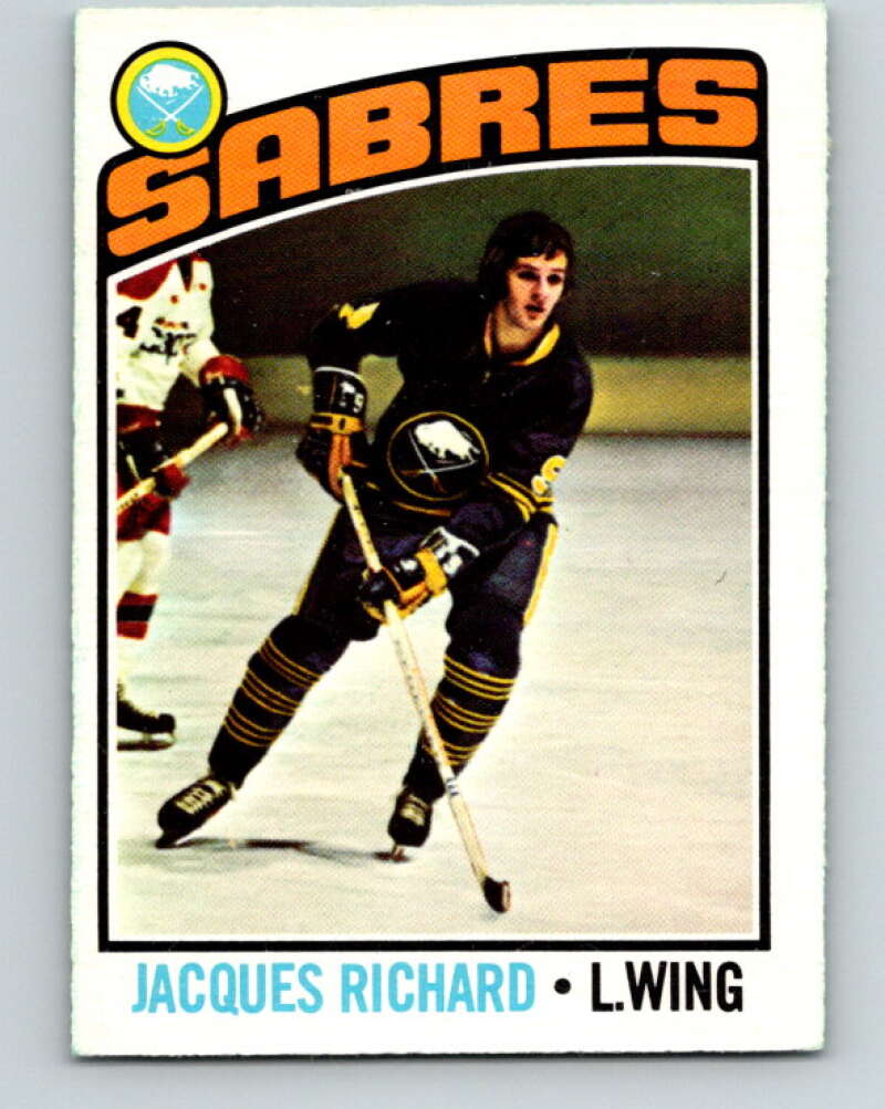 1976-77 O-Pee-Chee #8 Jacques Richard  Buffalo Sabres  V11885