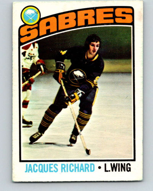 1976-77 O-Pee-Chee #8 Jacques Richard  Buffalo Sabres  V11886
