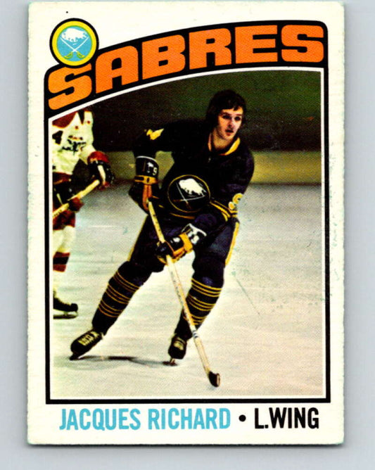 1976-77 O-Pee-Chee #8 Jacques Richard  Buffalo Sabres  V11887