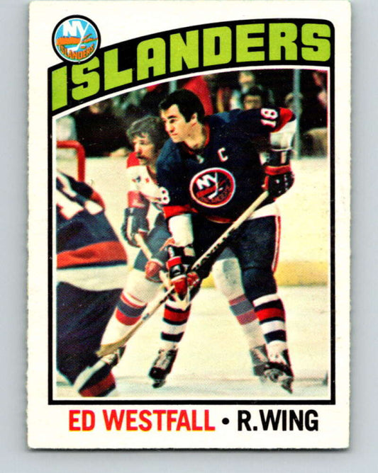 1976-77 O-Pee-Chee #11 Ed Westfall  New York Islanders  V11899