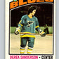 1976-77 O-Pee-Chee #20 Derek Sanderson  St. Louis Blues  V11924