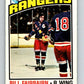 1976-77 O-Pee-Chee #57 Bill Fairbairn  New York Rangers  V12026