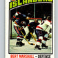 1976-77 O-Pee-Chee #62 Bert Marshall  New York Islanders  V12441