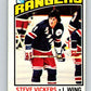 1976-77 O-Pee-Chee #75 Steve Vickers  New York Rangers  V12488