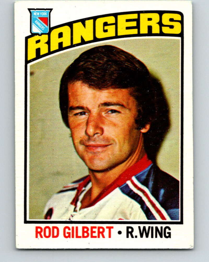 1976-77 O-Pee-Chee #90 Rod Gilbert  New York Rangers  V12529