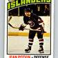 1976-77 O-Pee-Chee #93 Jean Potvin  New York Islanders  V12534