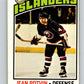 1976-77 O-Pee-Chee #93 Jean Potvin  New York Islanders  V12539