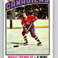 1976-77 O-Pee-Chee #97 Mario Tremblay  Montreal Canadiens  V12549