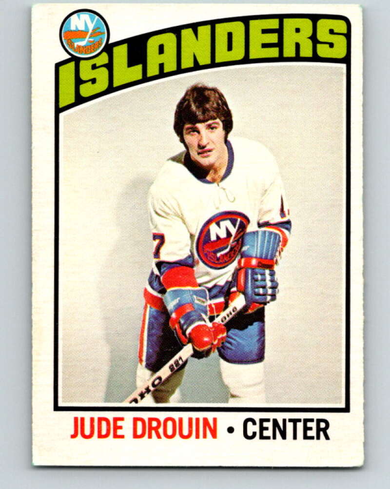 1976-77 O-Pee-Chee #106 Jude Drouin  New York Islanders  V12569