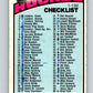 1976-77 O-Pee-Chee #116 Checklist   V12596