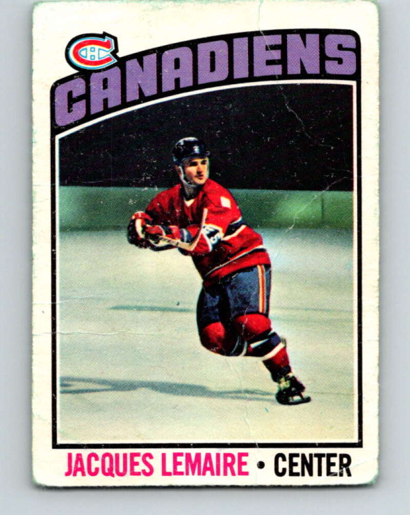 1976-77 O-Pee-Chee #129 Jacques Lemaire  Montreal Canadiens  V12631