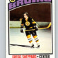 1976-77 O-Pee-Chee #155 Gregg Sheppard  Boston Bruins  V12131