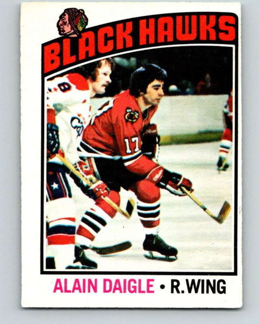 1976-77 O-Pee-Chee #156 Alain Daigle  Chicago Blackhawks  V12136