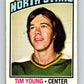 1976-77 O-Pee-Chee #158 Tim Young  RC Rookie North Stars  V12141
