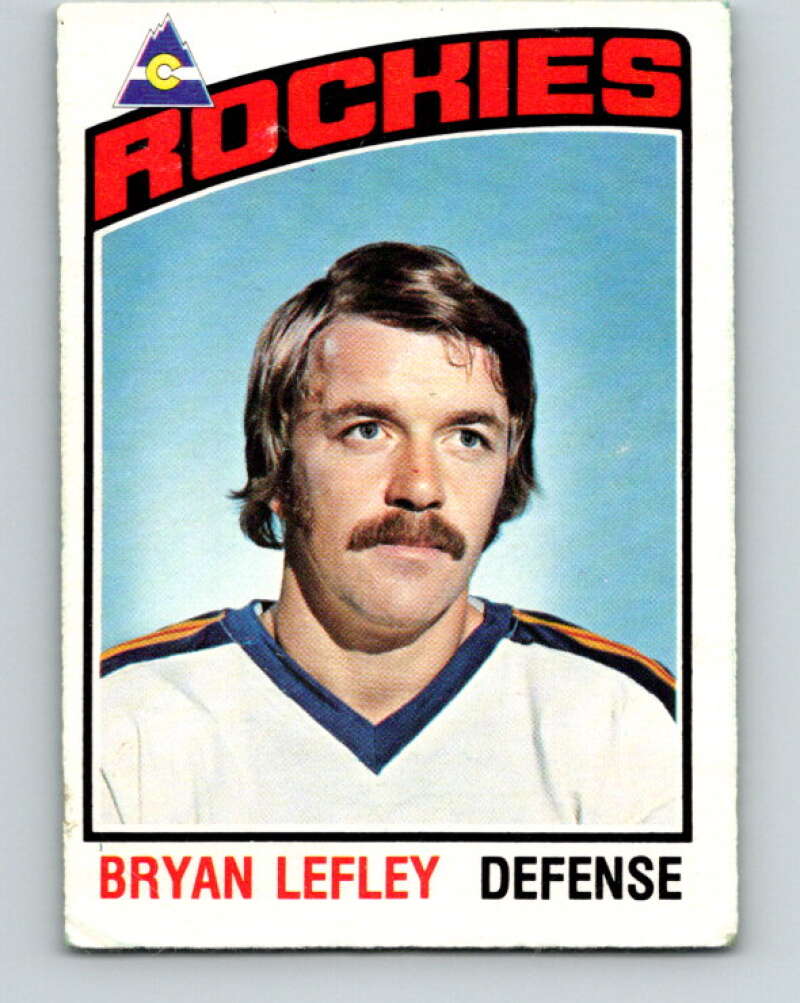 1976-77 O-Pee-Chee #159 Bryan Lefley  Colorado Rockies  V12144