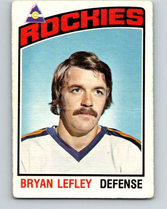 1976-77 O-Pee-Chee #159 Bryan Lefley  Colorado Rockies  V12147