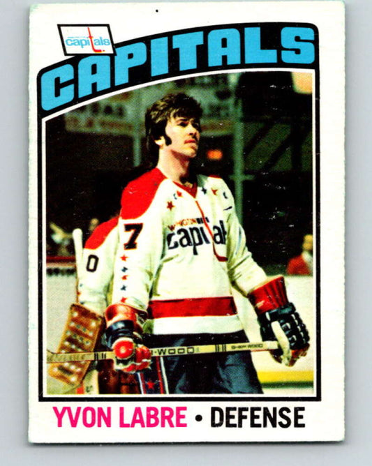 1976-77 O-Pee-Chee #161 Yvon Labre  Washington Capitals  V12154