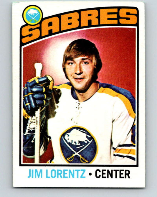 1976-77 O-Pee-Chee #162 Jim Lorentz  Buffalo Sabres  V12157