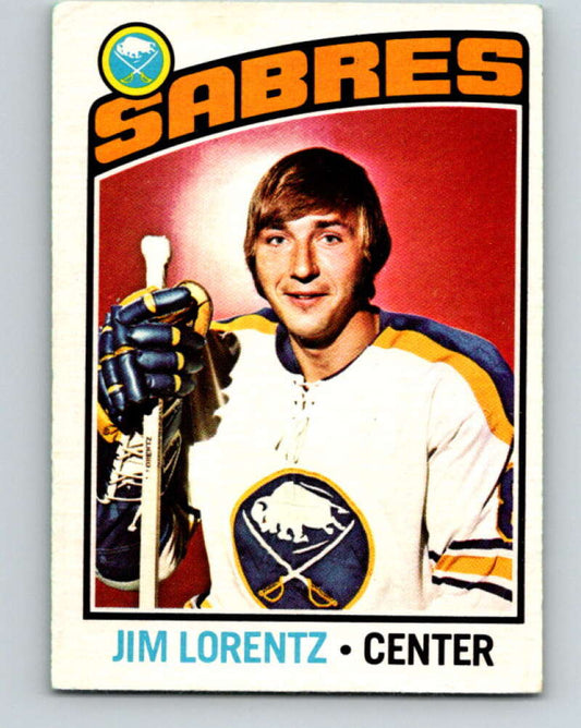 1976-77 O-Pee-Chee #162 Jim Lorentz  Buffalo Sabres  V12159