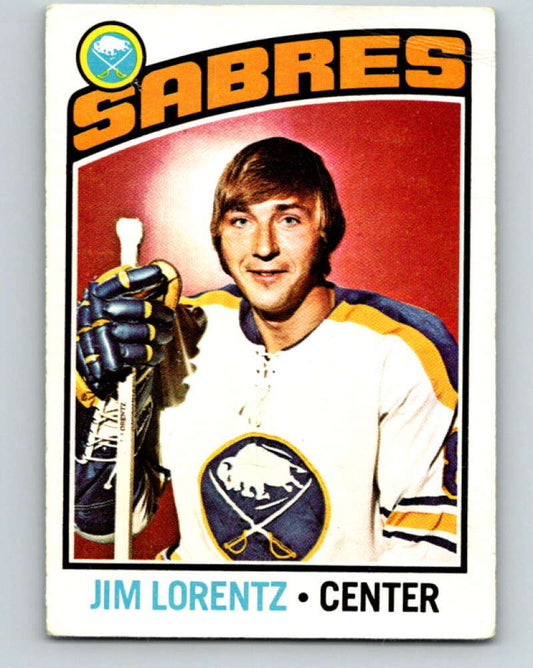 1976-77 O-Pee-Chee #162 Jim Lorentz  Buffalo Sabres  V12160