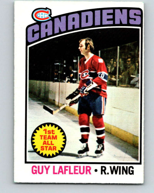 1976-77 O-Pee-Chee #163 Guy Lafleur  Montreal Canadiens  V12165
