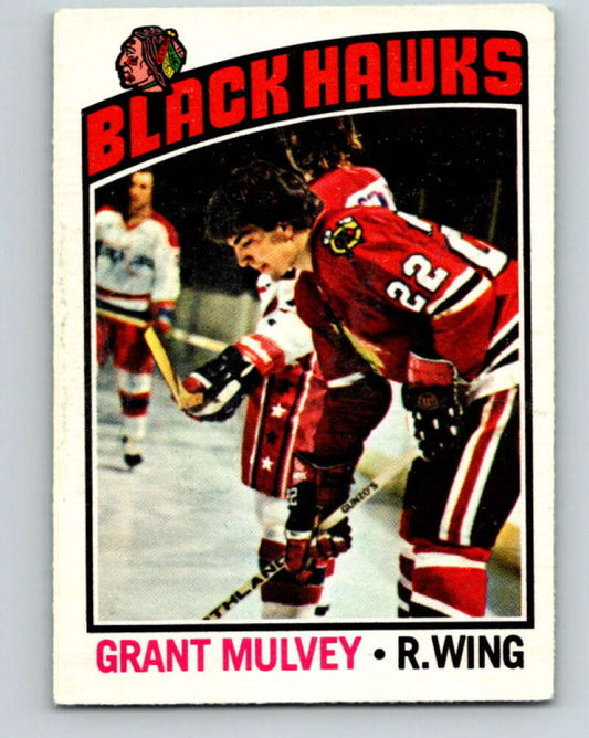1976-77 O-Pee-Chee #167 Grant Mulvey  Chicago Blackhawks  V12174