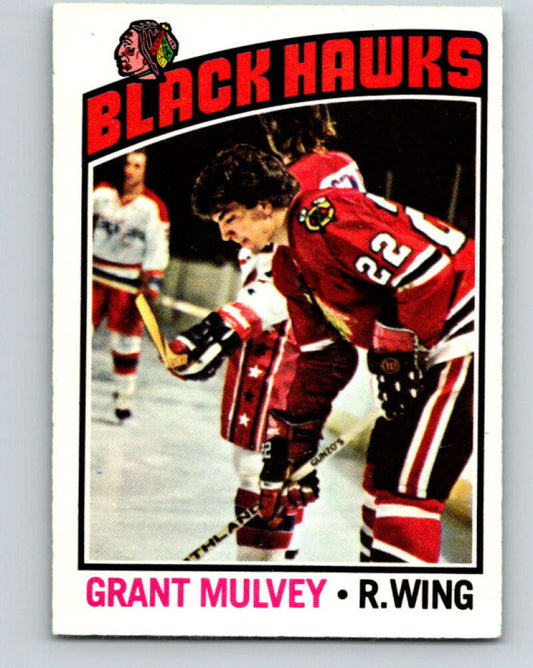 1976-77 O-Pee-Chee #167 Grant Mulvey  Chicago Blackhawks  V12176