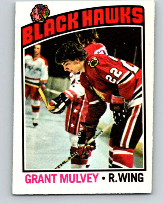 1976-77 O-Pee-Chee #167 Grant Mulvey  Chicago Blackhawks  V12177