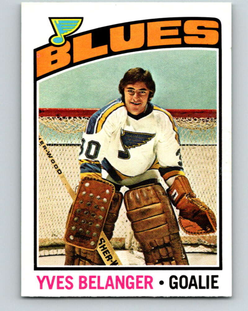 1976-77 O-Pee-Chee #168 Yves Belanger  RC Rookie Blues  V12179