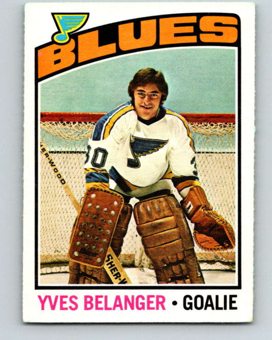 1976-77 O-Pee-Chee #168 Yves Belanger  RC Rookie Blues  V12180