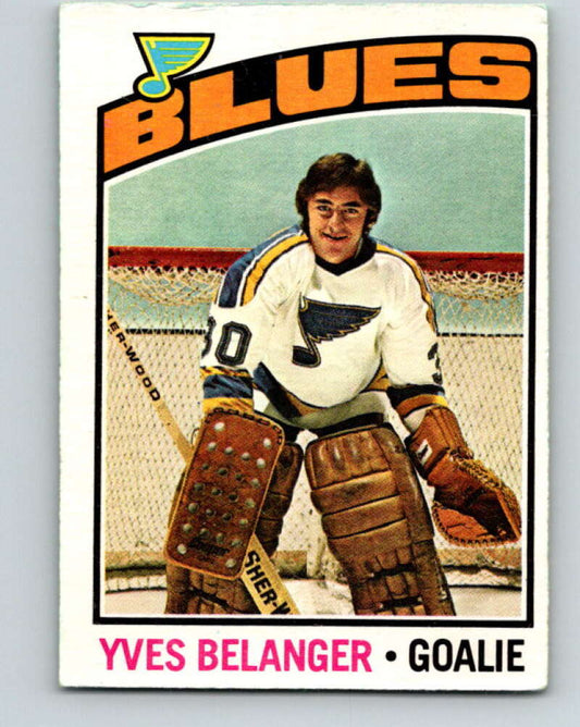 1976-77 O-Pee-Chee #168 Yves Belanger  RC Rookie Blues  V12181