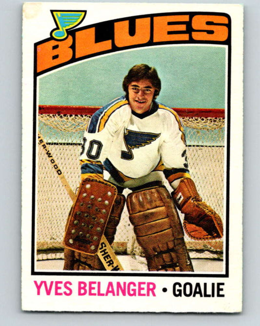 1976-77 O-Pee-Chee #168 Yves Belanger  RC Rookie Blues  V12182