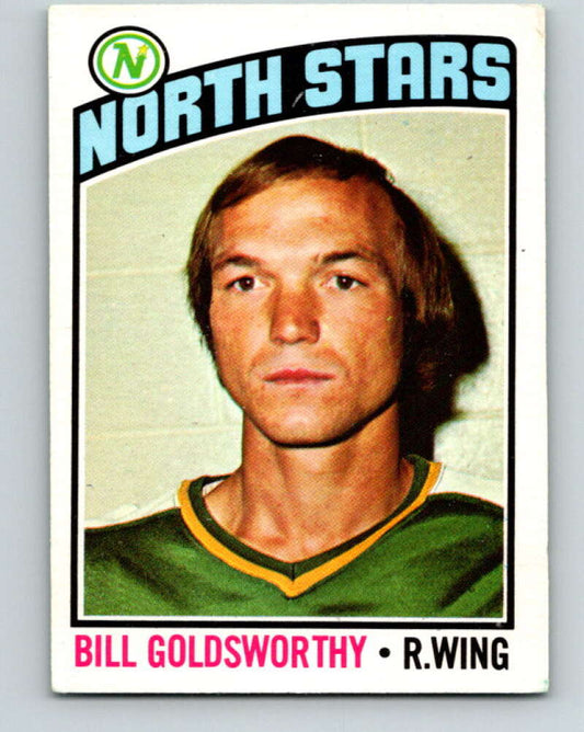 1976-77 O-Pee-Chee #169 Bill Goldsworthy North Stars  V12185