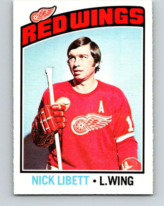1976-77 O-Pee-Chee #171 Nick Libett  Detroit Red Wings  V12189
