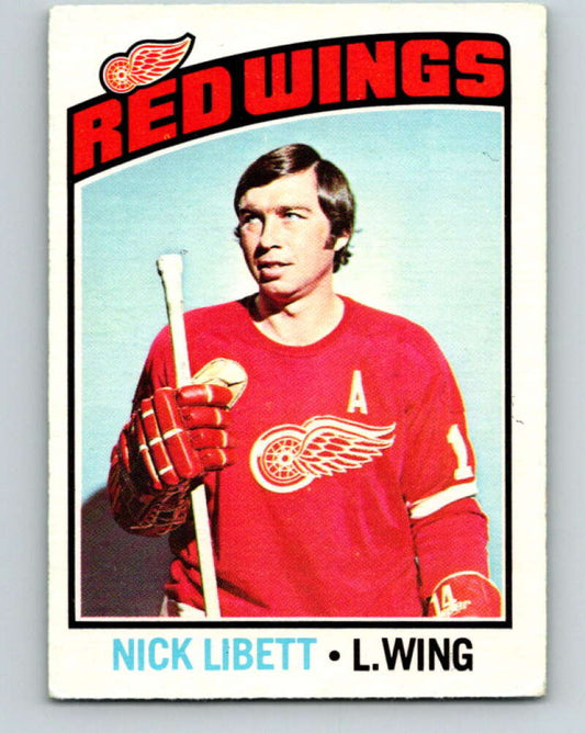 1976-77 O-Pee-Chee #171 Nick Libett  Detroit Red Wings  V12190