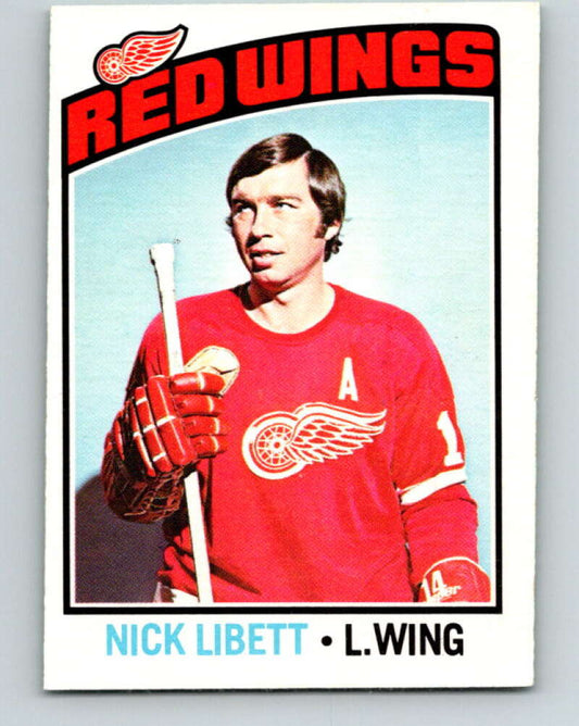 1976-77 O-Pee-Chee #171 Nick Libett  Detroit Red Wings  V12191