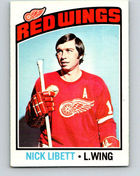1976-77 O-Pee-Chee #171 Nick Libett  Detroit Red Wings  V12193