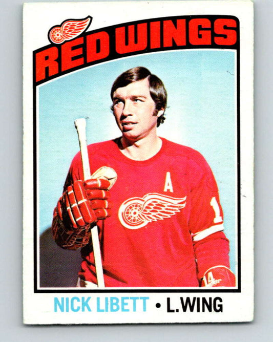 1976-77 O-Pee-Chee #171 Nick Libett  Detroit Red Wings  V12194